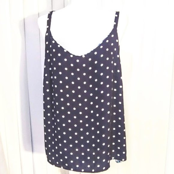 TANK TOP*REVERSIBLE* VALERIE STEVENS*WOMEN SIZE L*SPAGHETTI STRAP*NWOT. - Picture 3 of 5